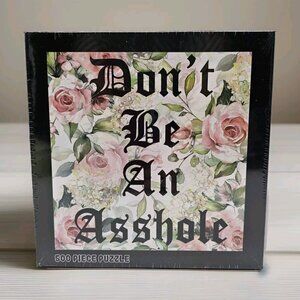 Don't Be An Ahole Comical Sarcastic Adult Puzzle 500 Pieces Spencer Gifts New